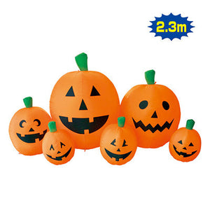 ハロウィンデコレーション エアブロー パンプキンファミリー TE4-4102
