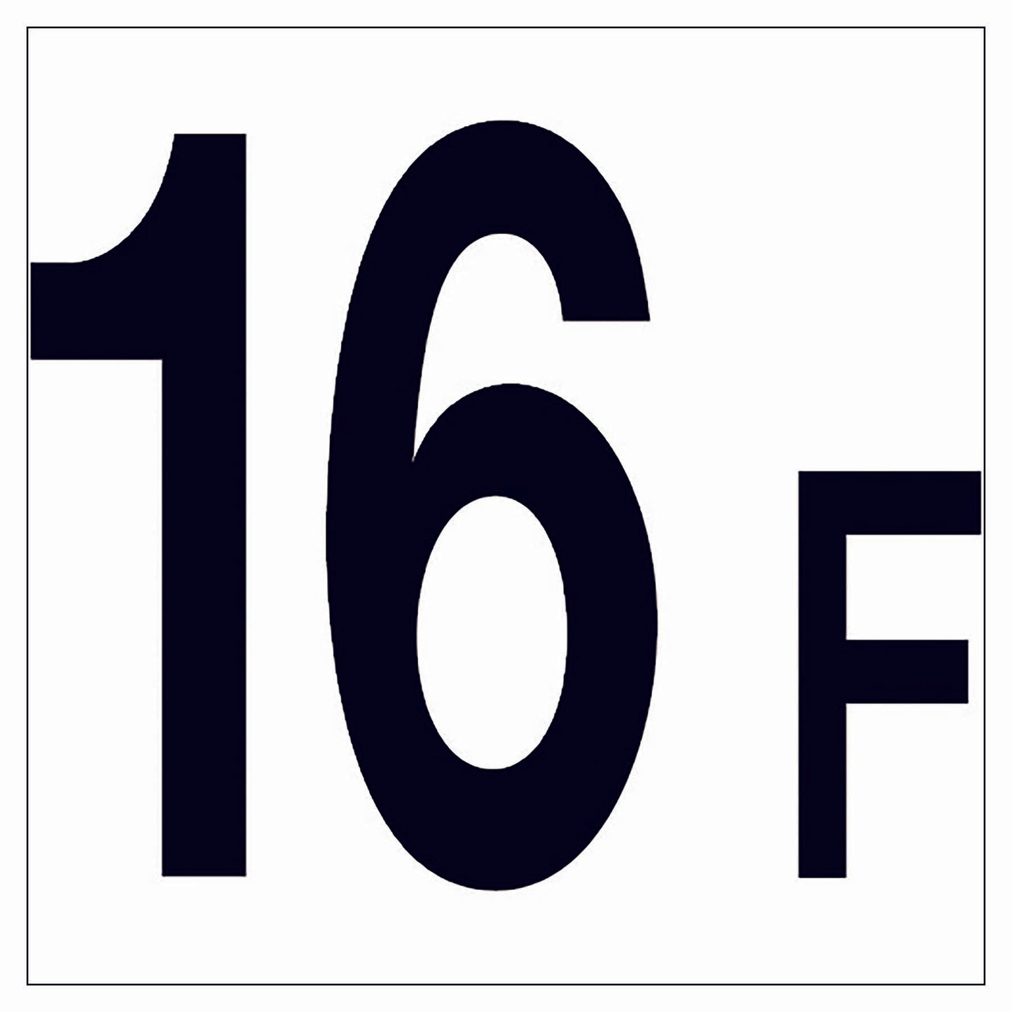 階数表示標識300角 16F