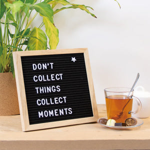 レターボード S 300角 木目風 専用文字付き 61667SWD