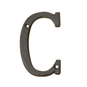 アイアンアルファベット 「C」 木製ボード 切文字 60523-03