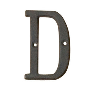 アイアンアルファベット 「D」 木製ボード 切文字 60523-04