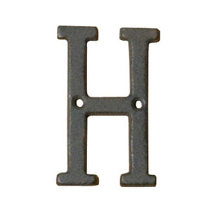 アイアンアルファベット 「H」 木製ボード 切文字 60523-08