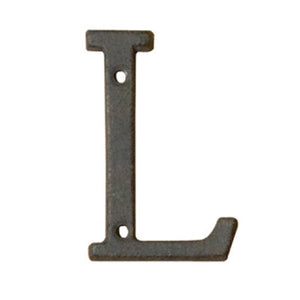 アイアンアルファベット 「L」 木製ボード 切文字 60523-12