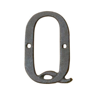 アイアンアルファベット 「Q」 木製ボード 切文字 60523-17