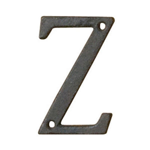 アイアンアルファベット 「Z」 木製ボード 切文字 60523-26