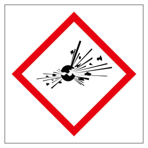 GHSステッカー 爆弾の爆発