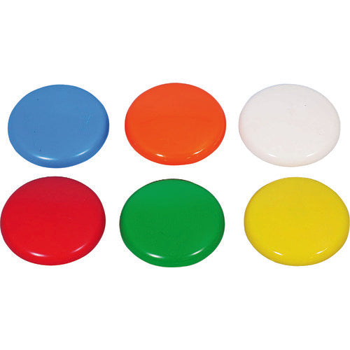 マグネットボタン 40Φ 6色セット
