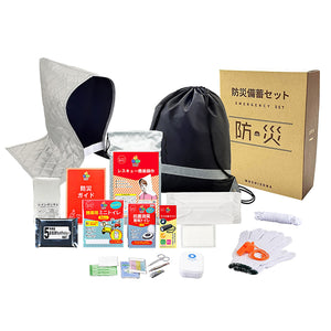 A4ボックス巾着リュック20点防災セット