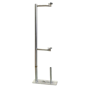 【レンタル】フェンス補強 ダブルアームスタンド 上下セット 転倒防止