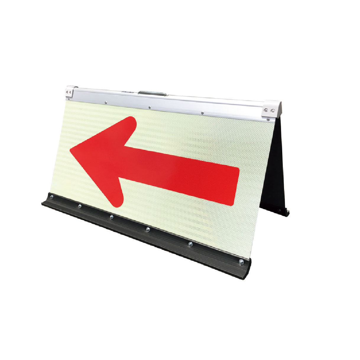 【レンタル】プリズム反射蓄光 二方向矢印板 450×900