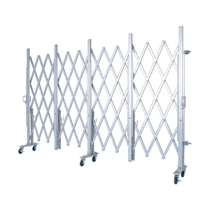 【レンタル】仮設バリケード アルミゲート EXG1250傾斜1.2X5.0(6M可)