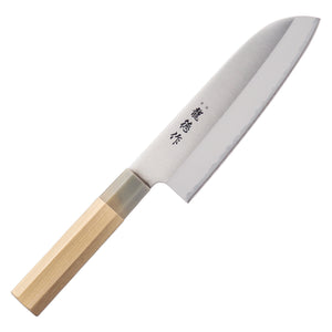 龍徳作 八角柄 和包丁 三徳 165mm