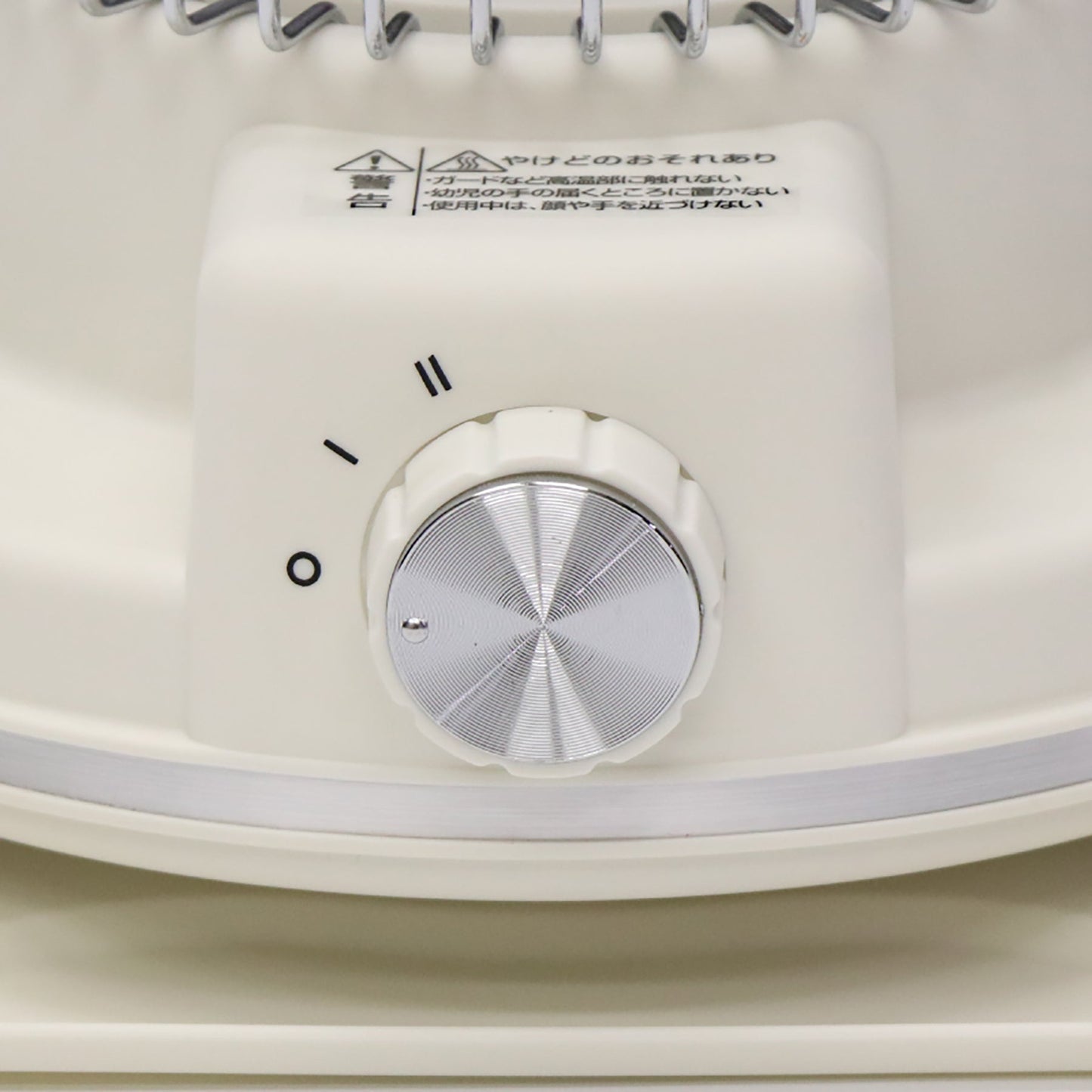 レトロ調電気ストーブ HDL-4249 ホワイト