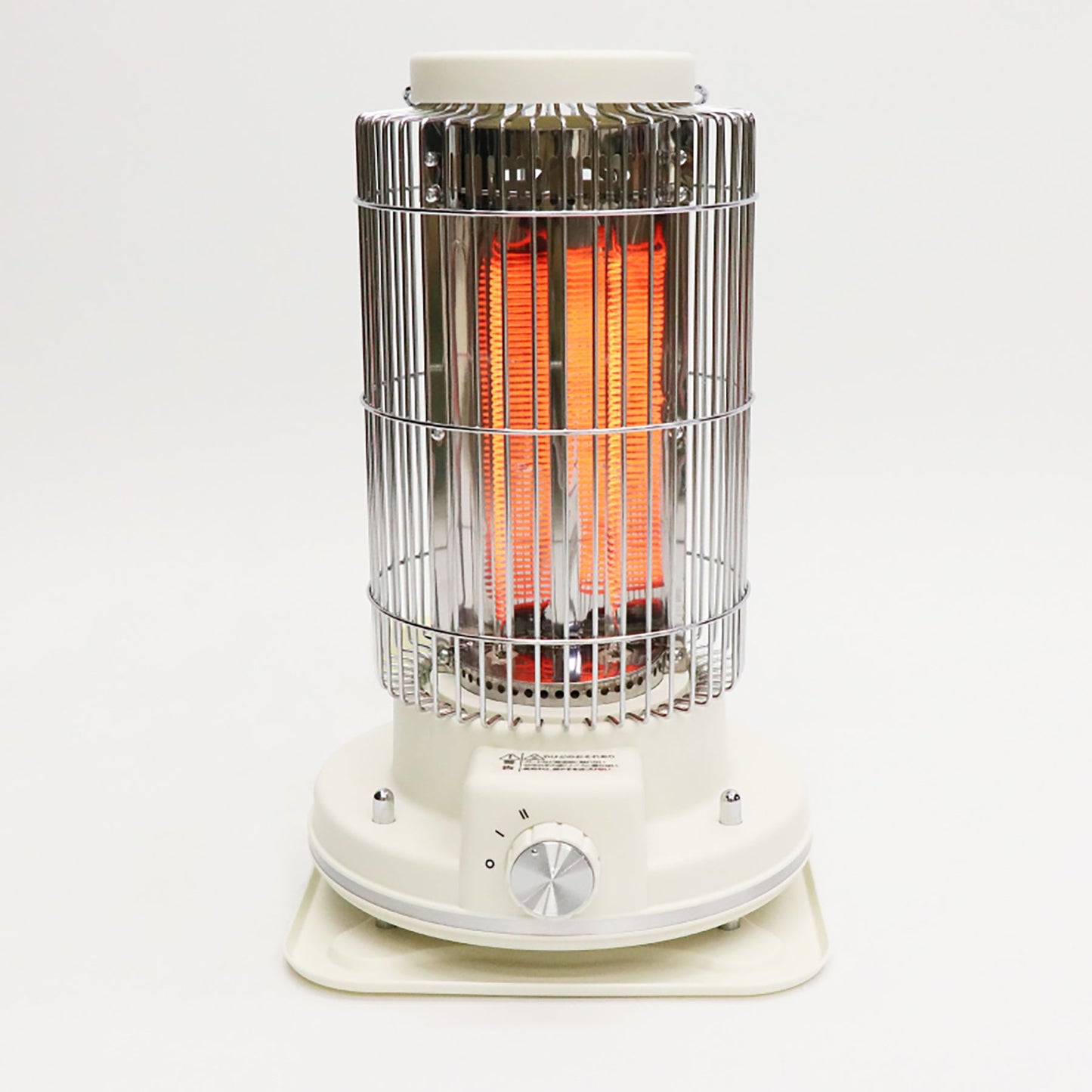 レトロ調電気ストーブ HDL-4249 ホワイト