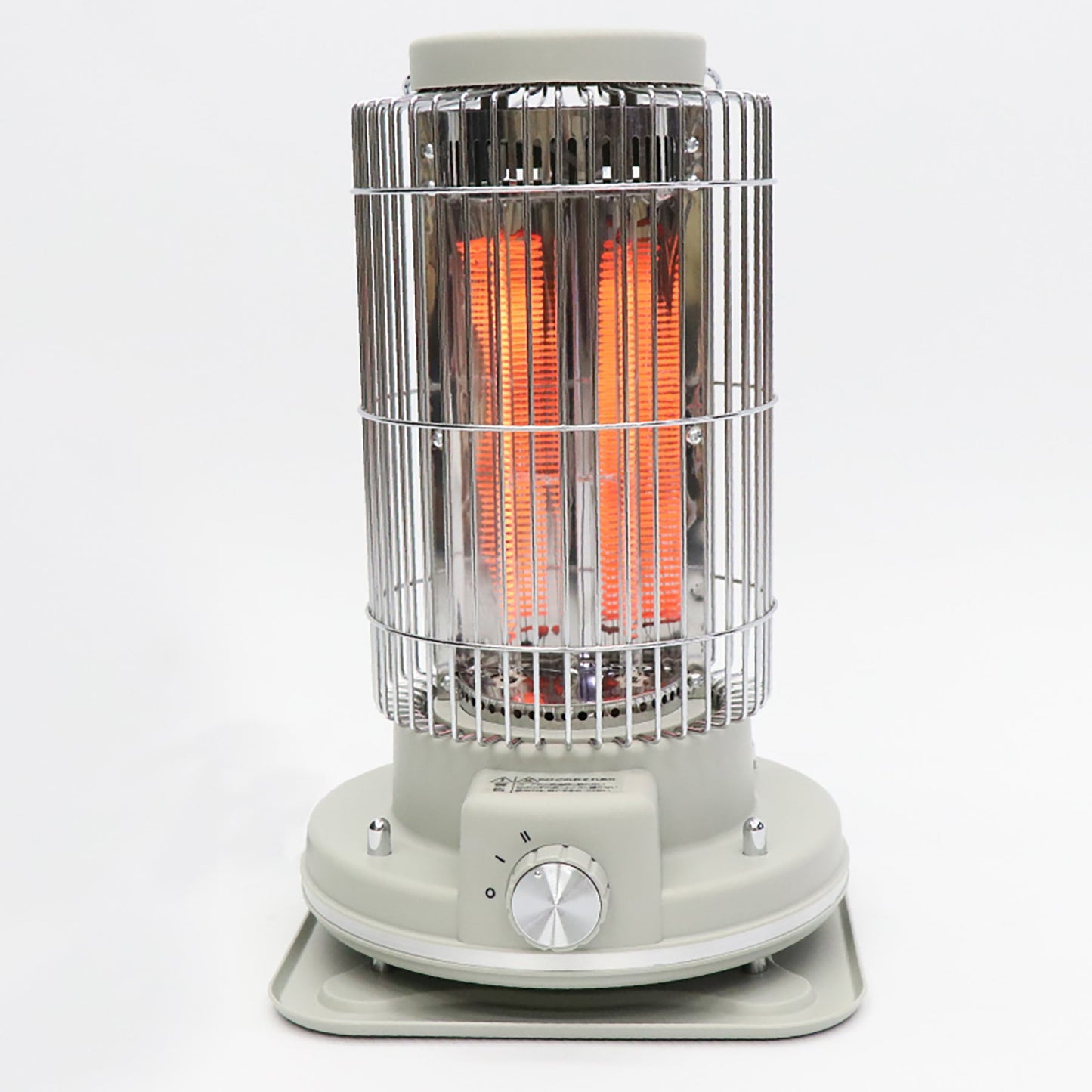 レトロ調電気ストーブ HDL-6182 グレー