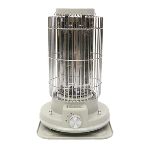 レトロ調電気ストーブ HDL-6182 グレー