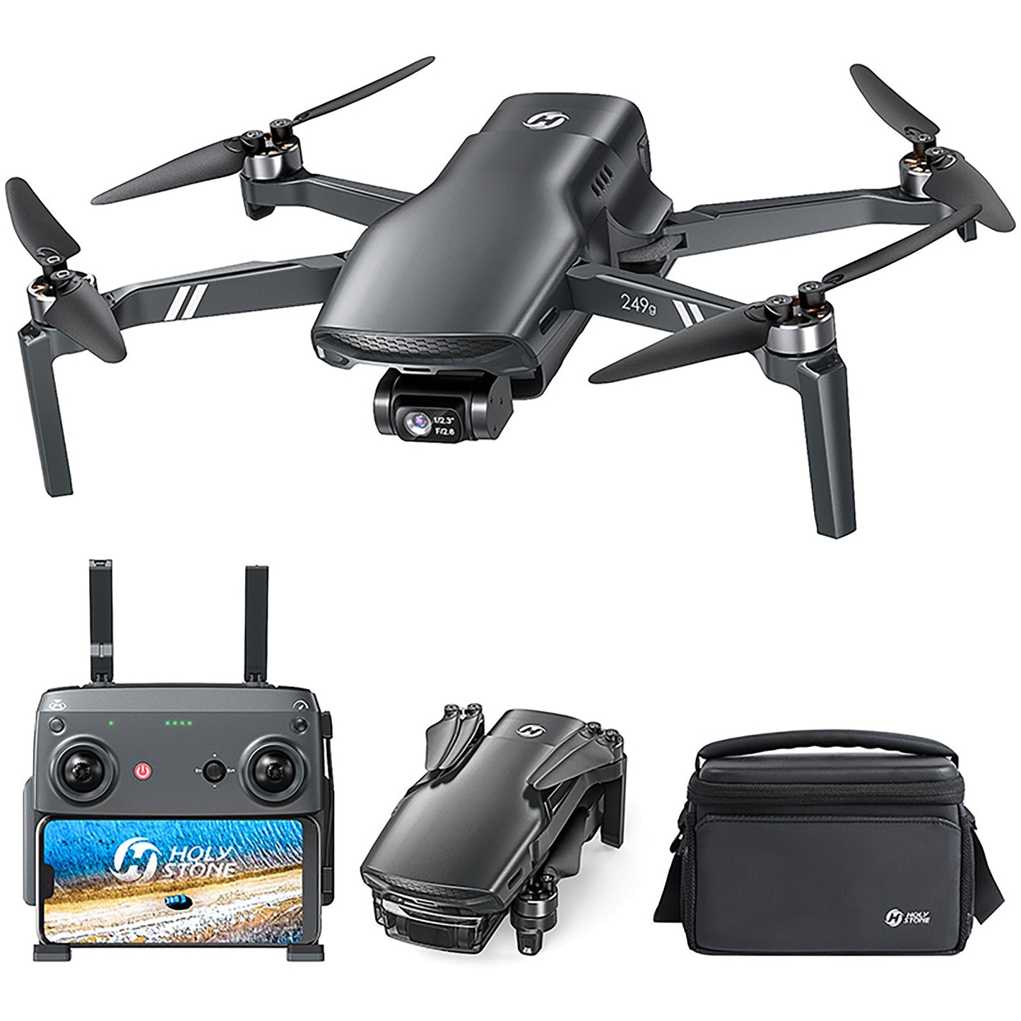 Holy Stone ドローン 空撮 4Kカメラ付き GPS搭載 折り畳 HS900