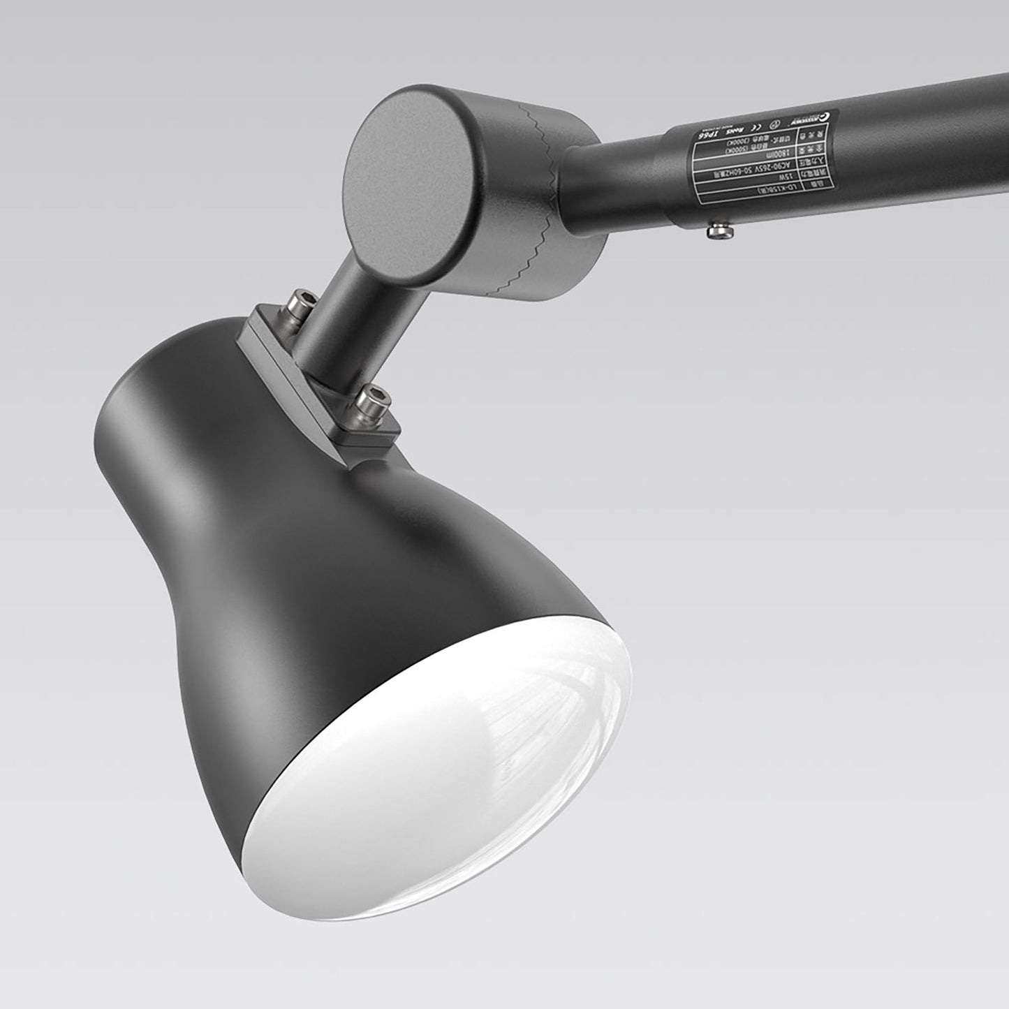 アーム式LED看板灯 LD-K15B 1800LM 2色切替 ブラック