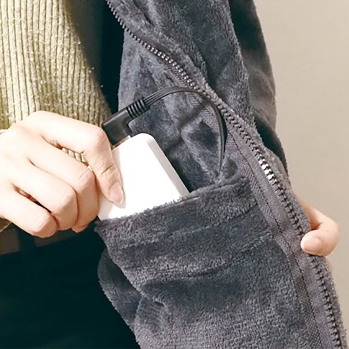 USB給電式フランネル電気毛布