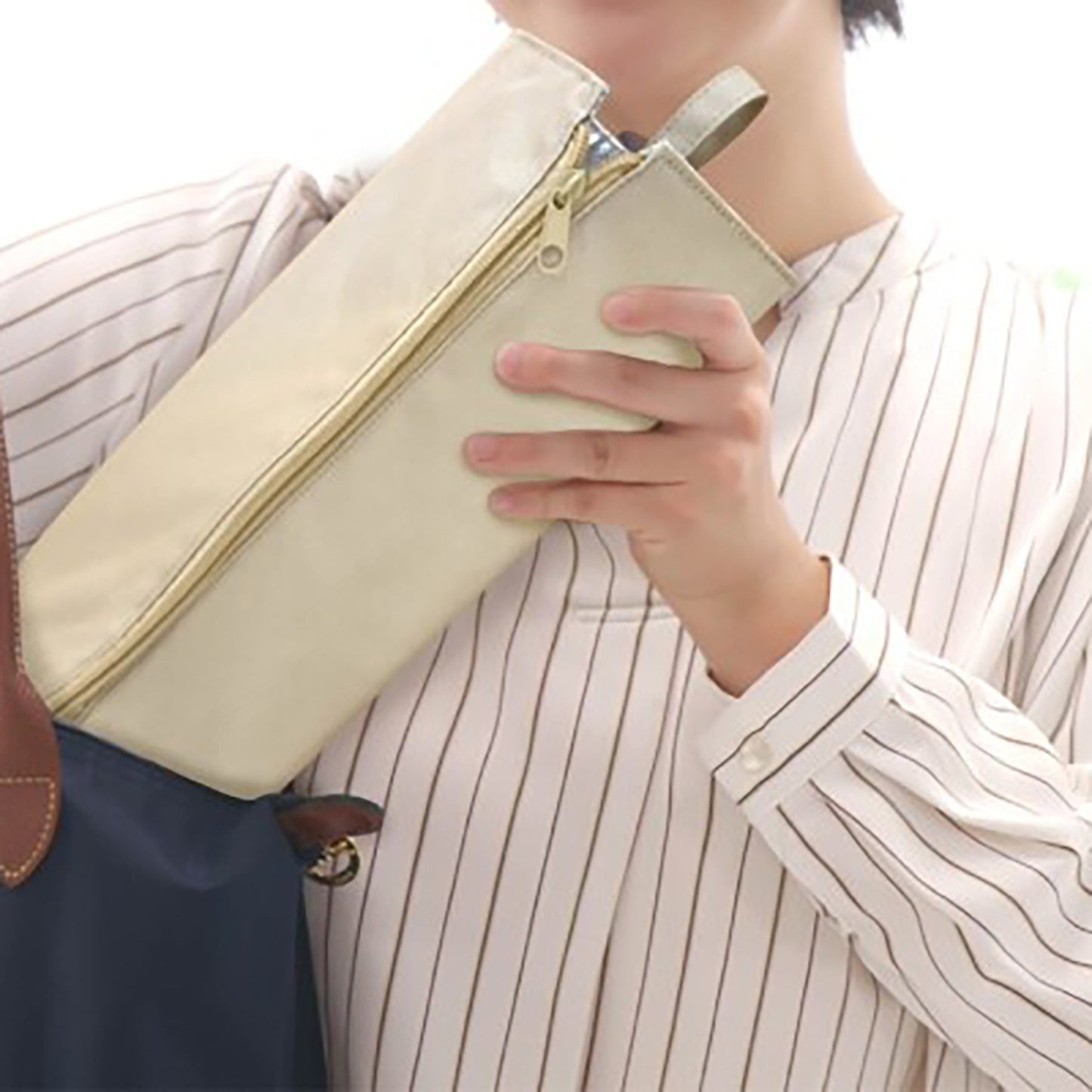 ヘアアイロン専用耐熱ポーチ ベージュ