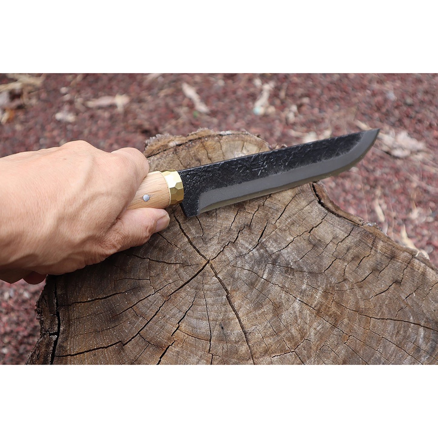 遊び剣鉈6寸 白鋼 晶之作