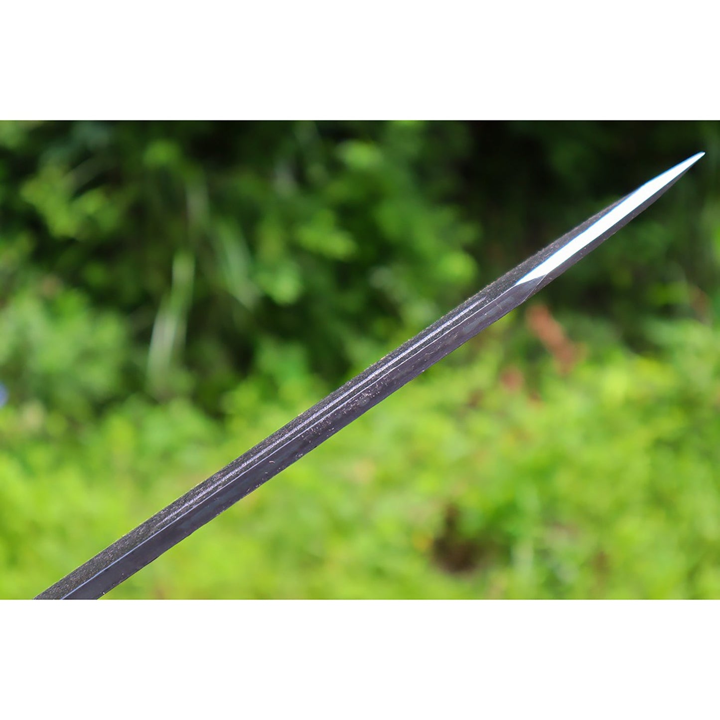 桜樺総巻拵『ダマスカス狩猟刀』240 晶之作