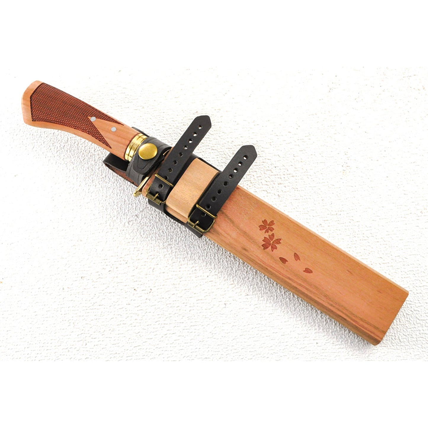 土佐鍛山桜剣鉈「桜吹雪」6寸 晶之作