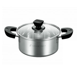 ナチュラルベーシック 両手鍋 18㎝