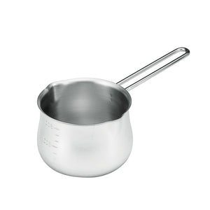 18-8ステンレス ミルクパン 800ml (目盛付)