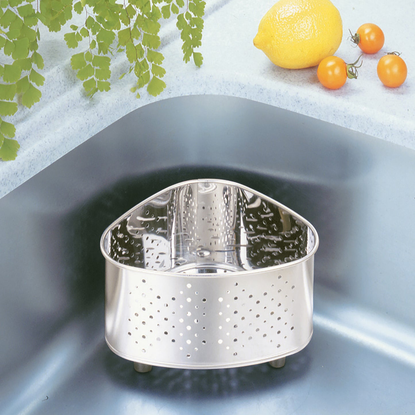 抗菌ステンレス 三角コーナー ミニ