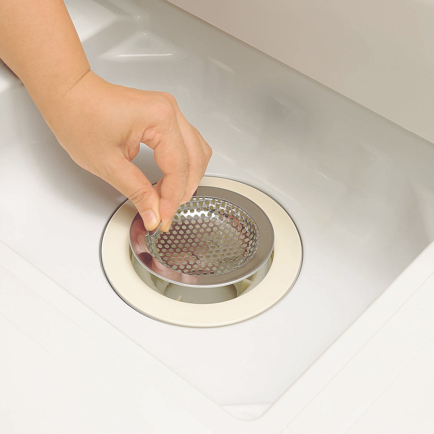 抗菌ステンレス ユニットバス用ゴミ受け