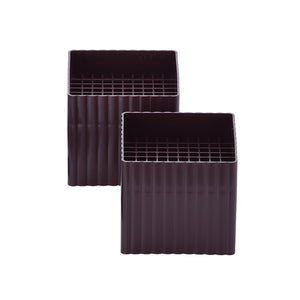 ハイヒールプラス スクエア チョコレートブラウン2個入り