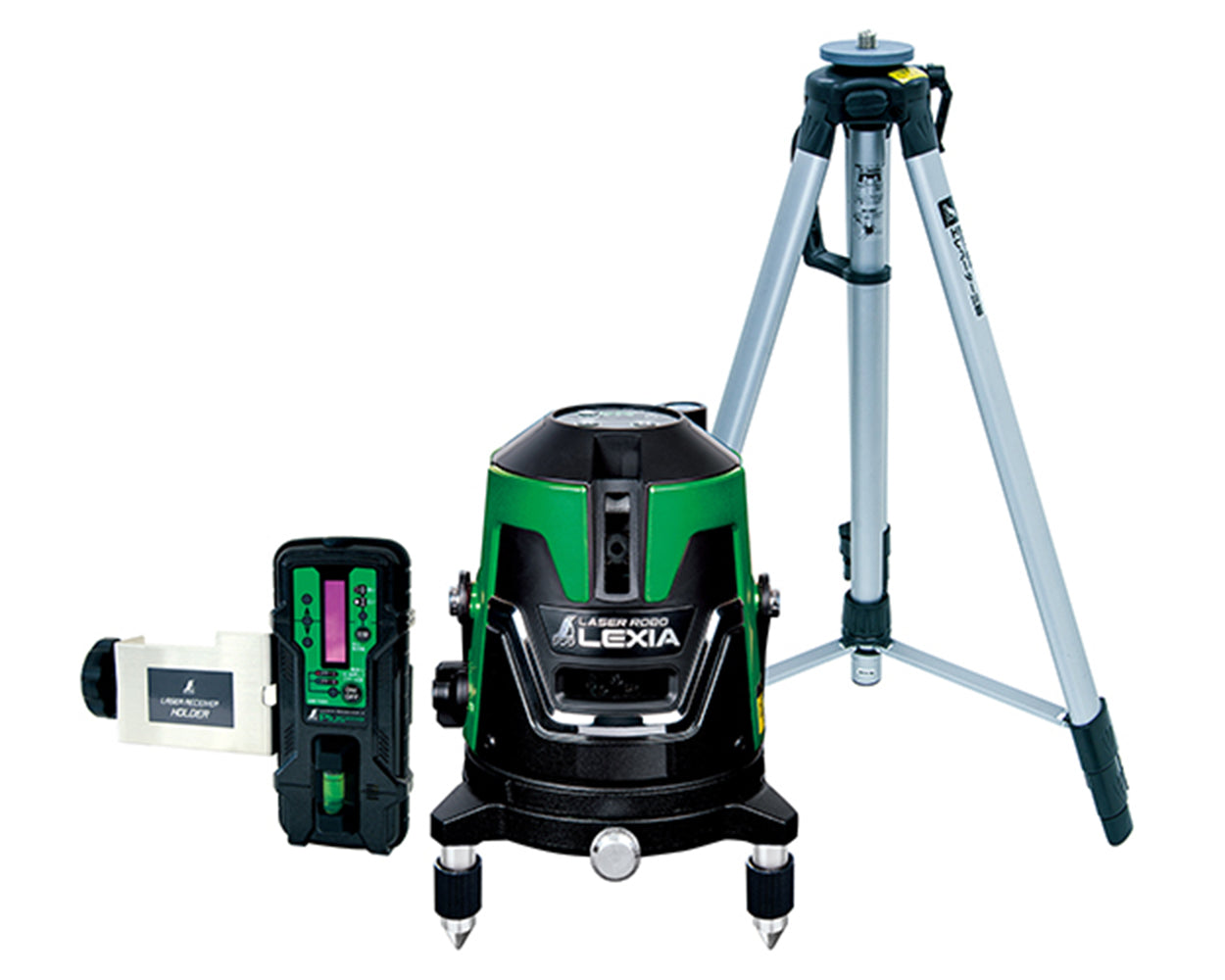 レーザーロボ LEXIA 21 グリーン 受光器・三脚セット