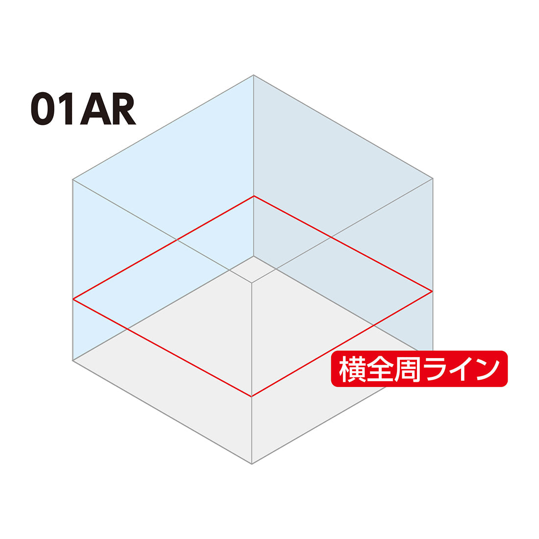 レーザーロボ LEXIA 01ARレッド 受光器・三脚セット