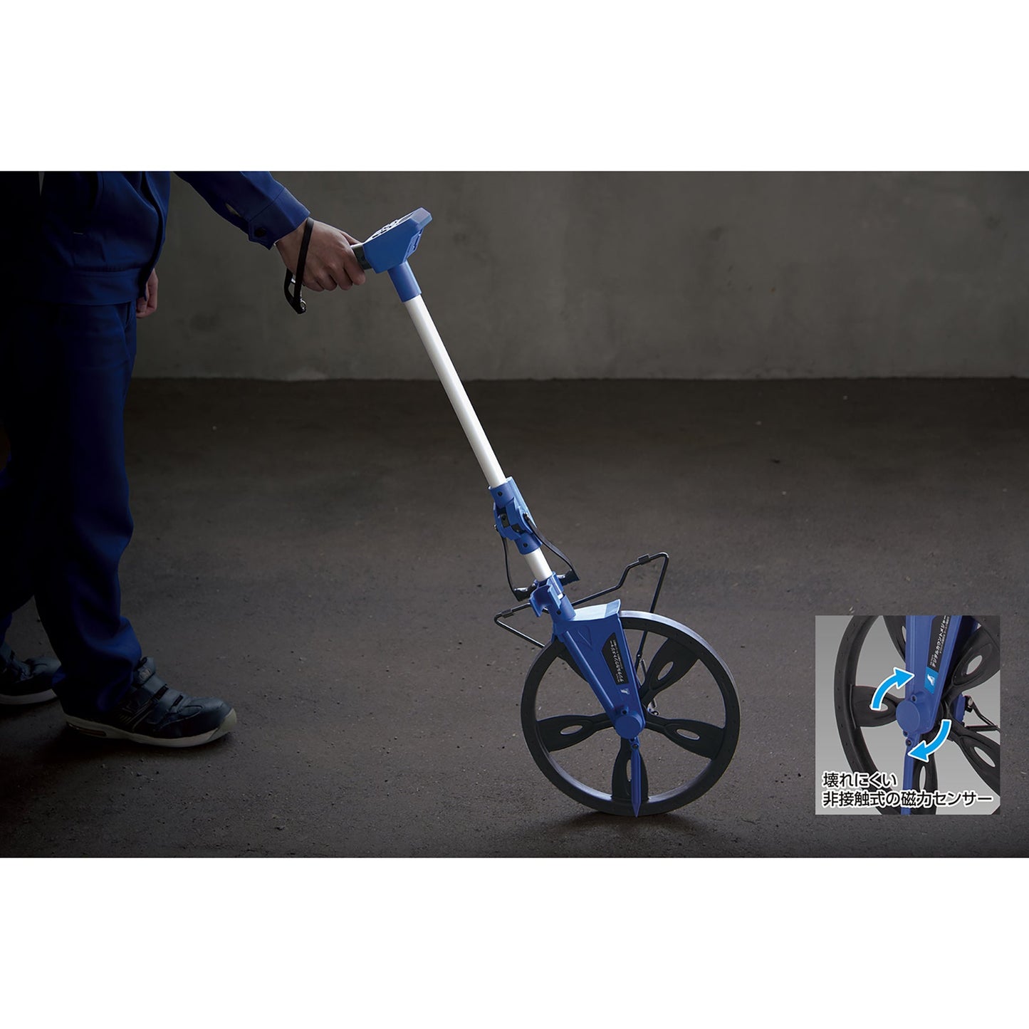 ホールド機能付防塵防水デジタルカウントメジャー