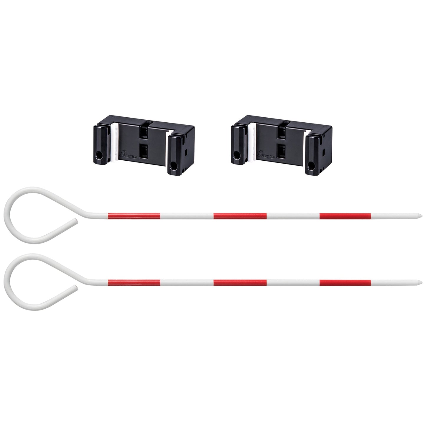 クロス・指示機能付き標尺スタンド スタンド2個とピンポール2本付