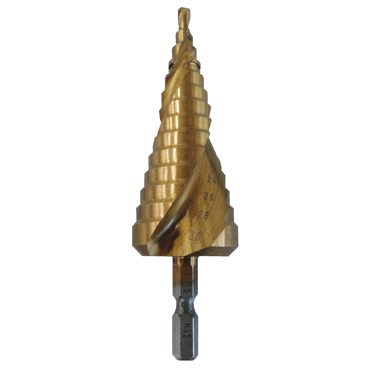 チタンコ-ティングスパイラルステップドリル Ti-5