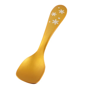 ルリール アルミアイススプーン スノーVer ゴールド