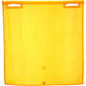 メッシュ旗 蛍光イエローメッシュ