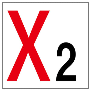 通り芯標識300角 X2