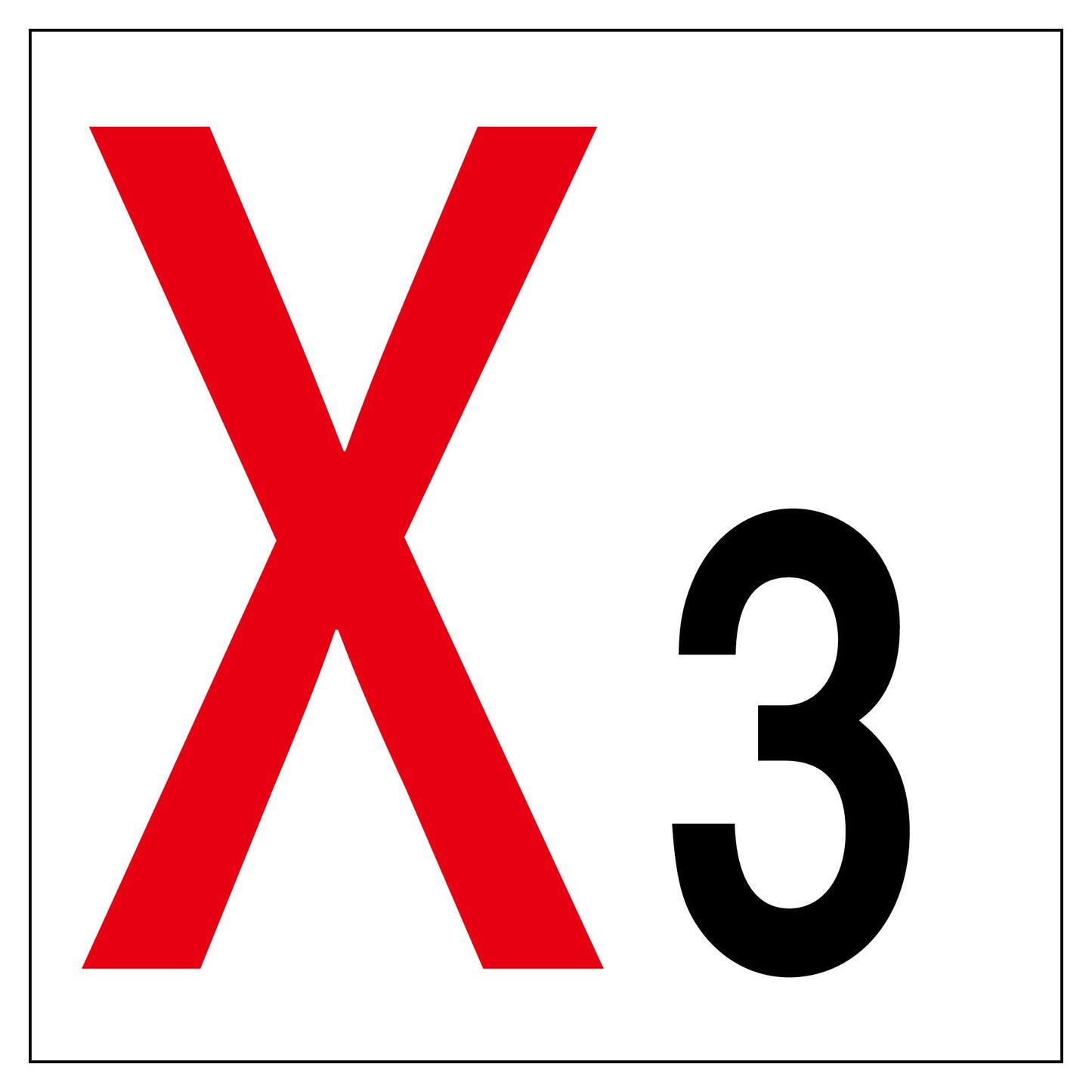 通り芯標識450角 X3