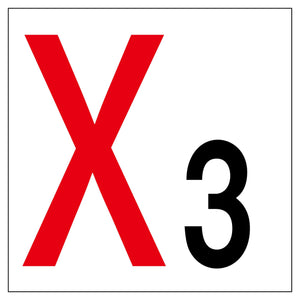 通り芯標識450角 X3