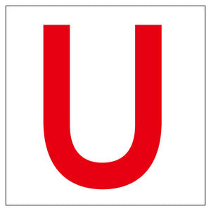通り芯標識600角 U