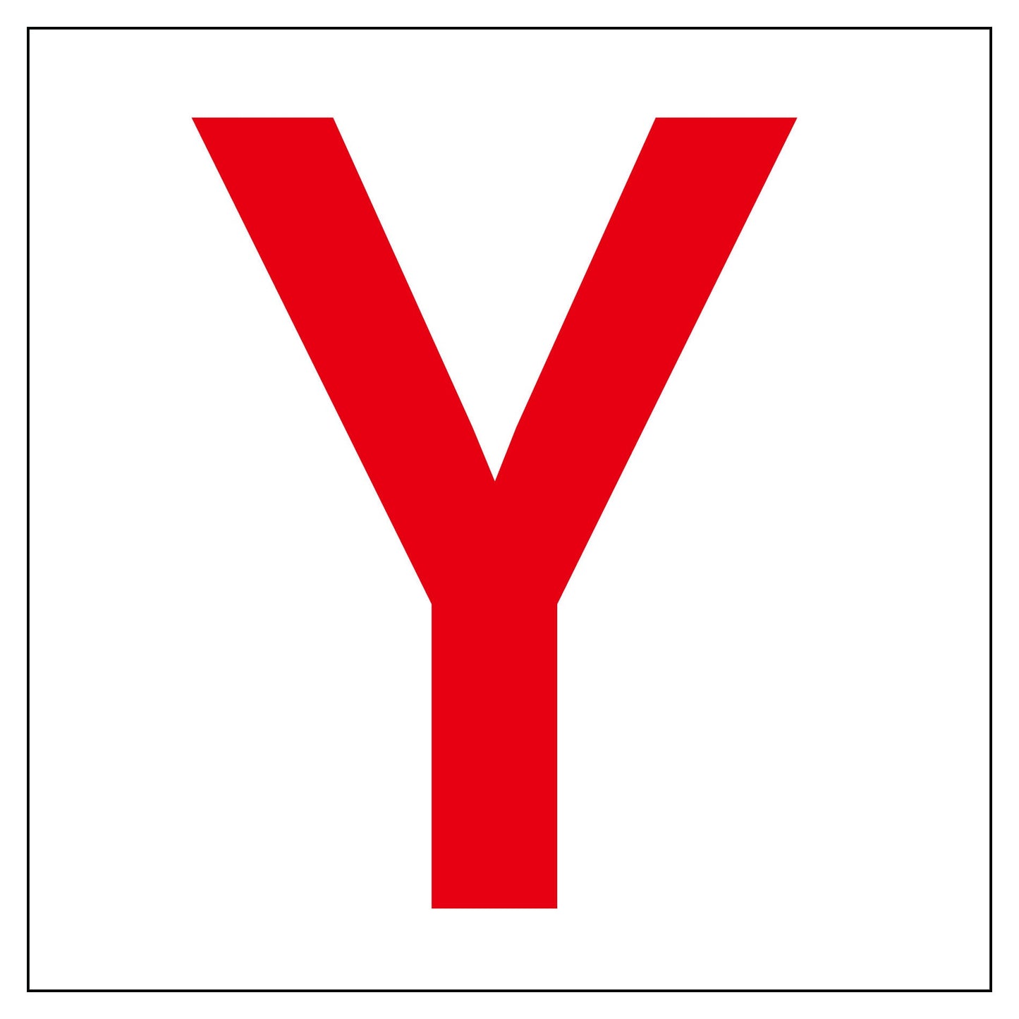 通り芯標識600角 Y