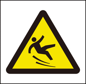 JISピクトサイン 滑面注意 150角