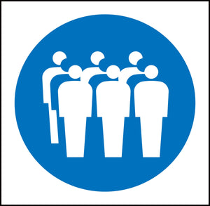 JISピクトサイン 三列並び 150角