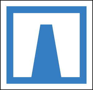 JISピクトサイン 堤防 150角