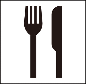 JISピクトサイン レストラン 150角