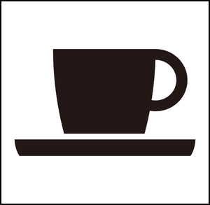 JISピクトサイン 喫茶・軽食 150角