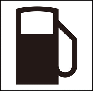 JISピクトサイン ガソリンスタンド 150角